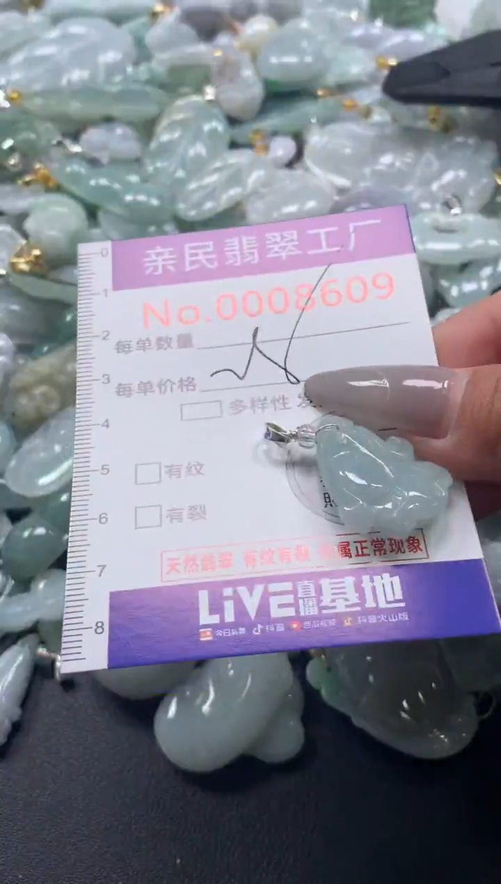 颈饰未镶嵌翡翠8609