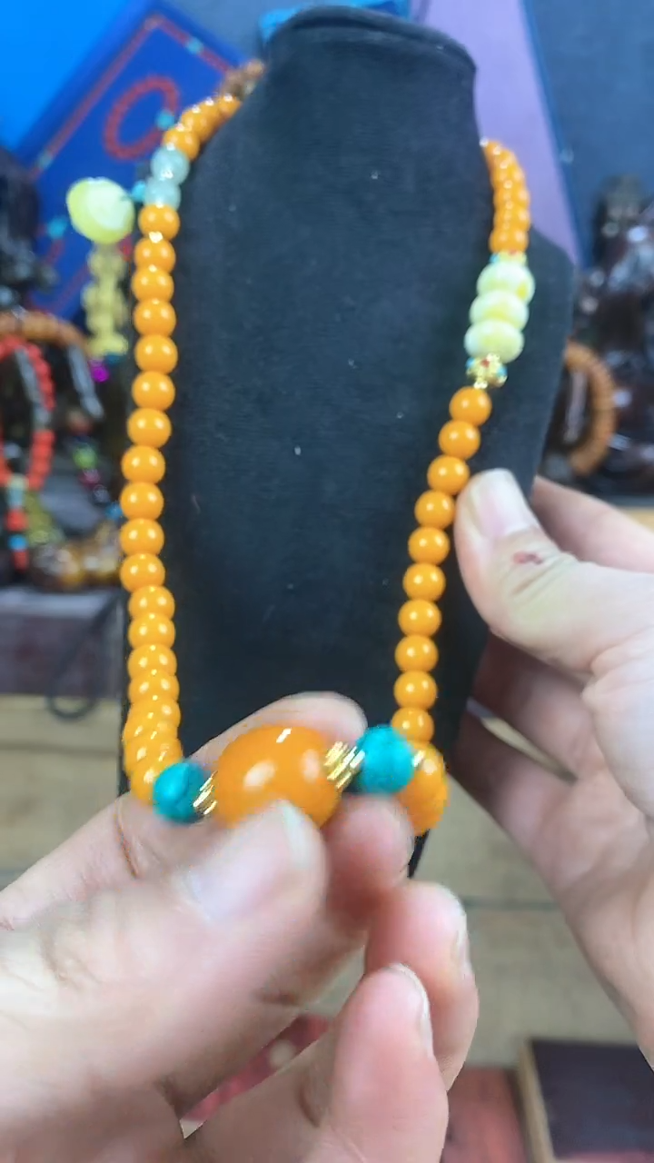 【闪购商品】蜜蜡手链未镶嵌猪妹精品专属链接