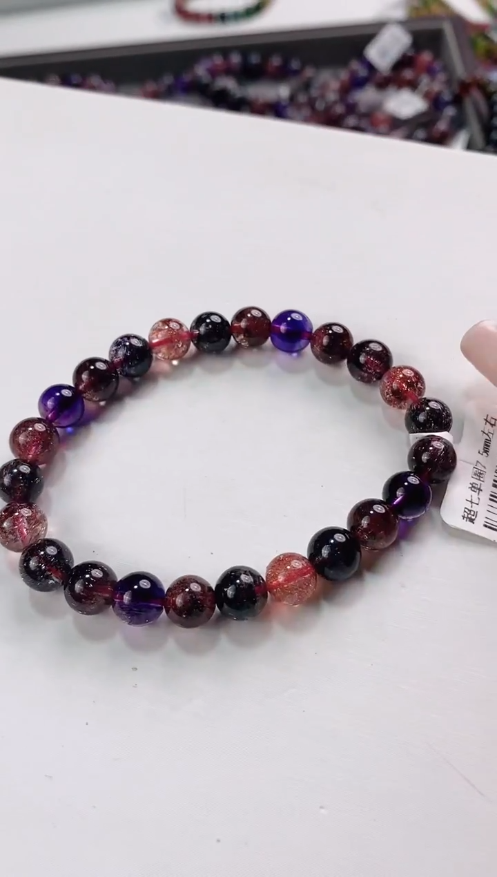 【闪购商品】水晶超七单圈7.5*未镶嵌多人多样性发其一