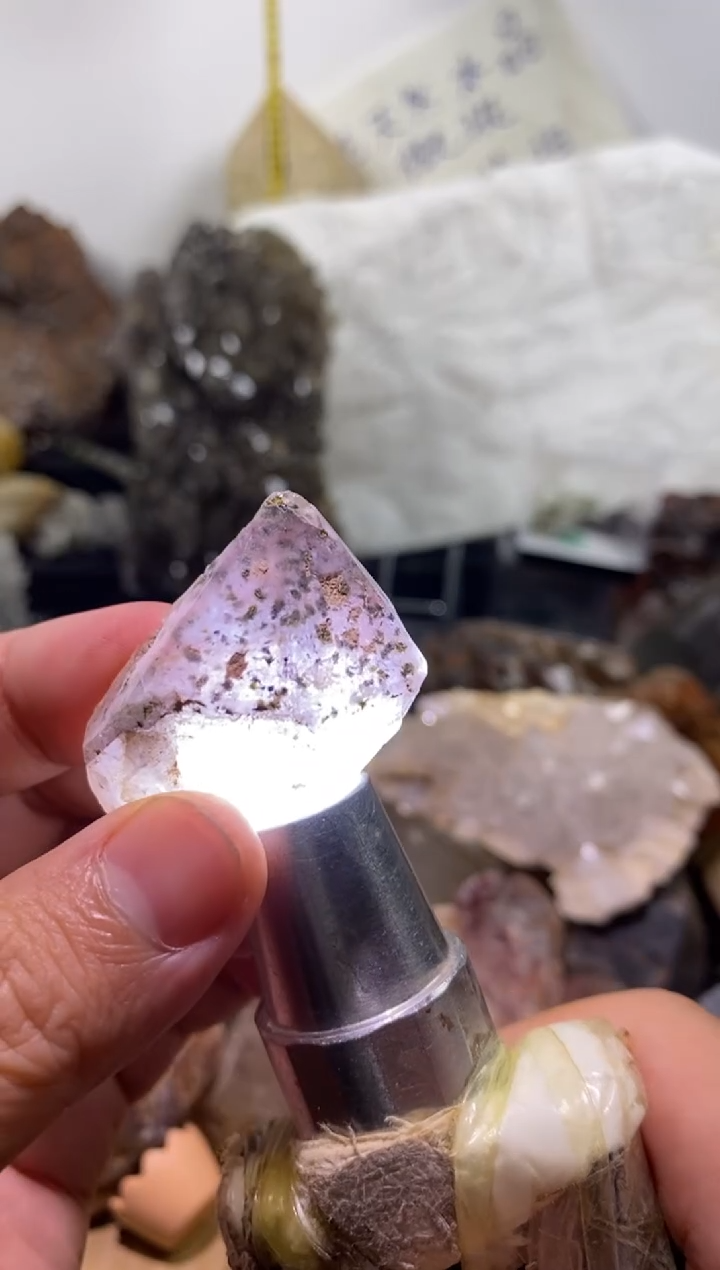 水晶珠宝半成品未镶嵌139号 超七花园水晶