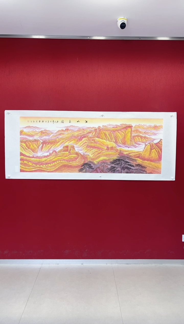 【闪购商品】国画卢永胜  长城 12平尺横幅 （小六尺）