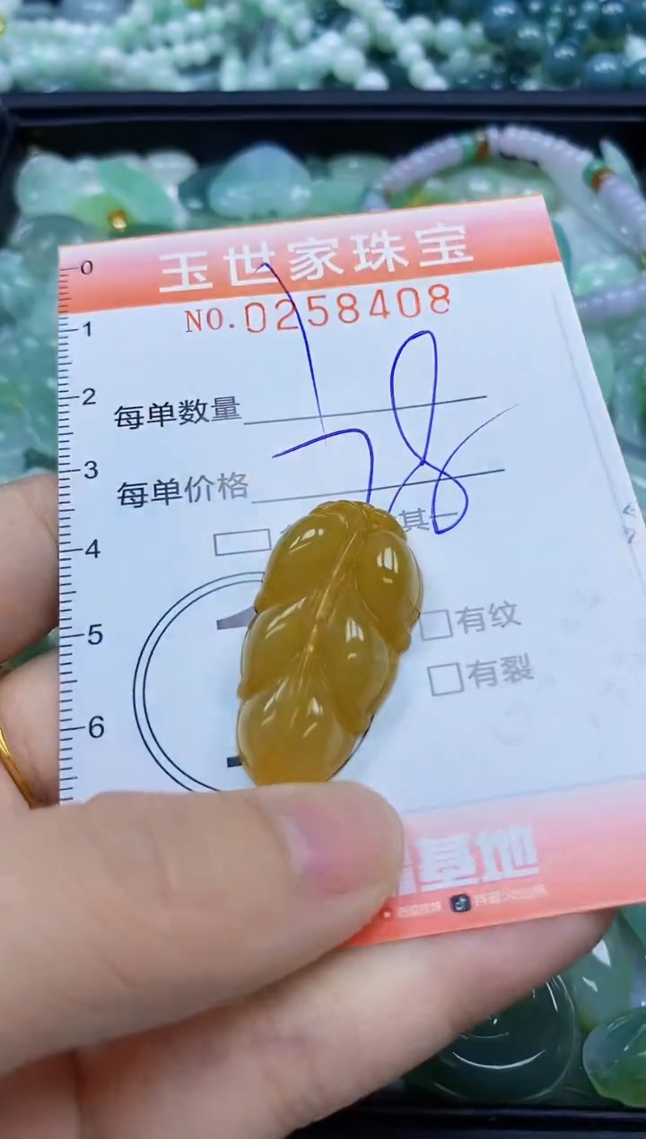 翡翠未镶嵌颈饰闪购0258408