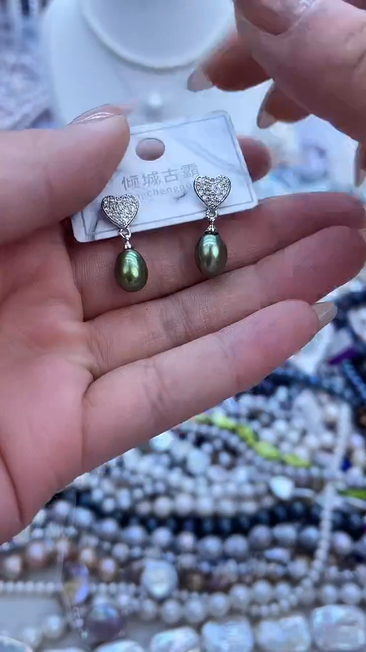 【闪购商品】淡水珍珠耳饰未镶嵌725