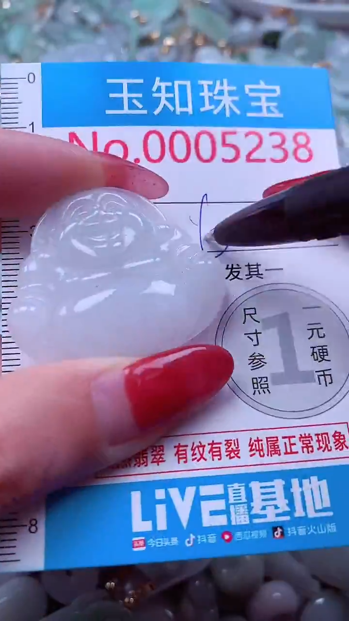 吊坠(不含链)未镶嵌翡翠5238