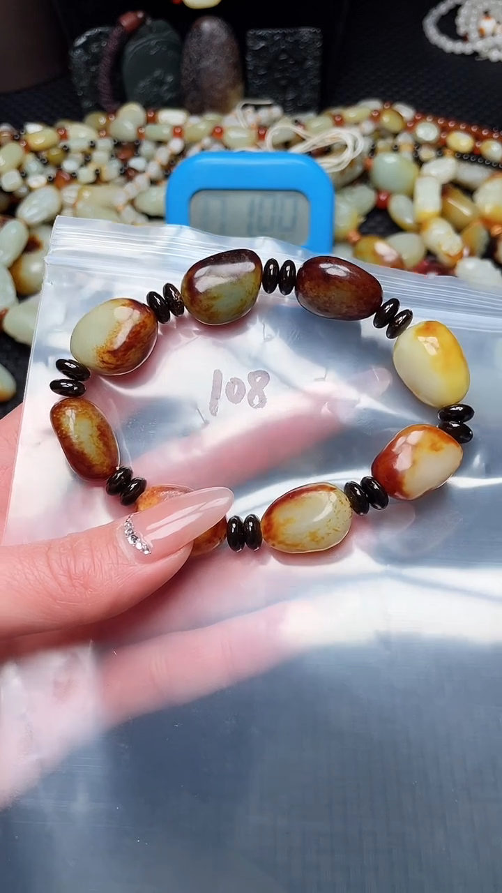 【闪购商品】和田玉手串未镶嵌新疆和田玉手串108