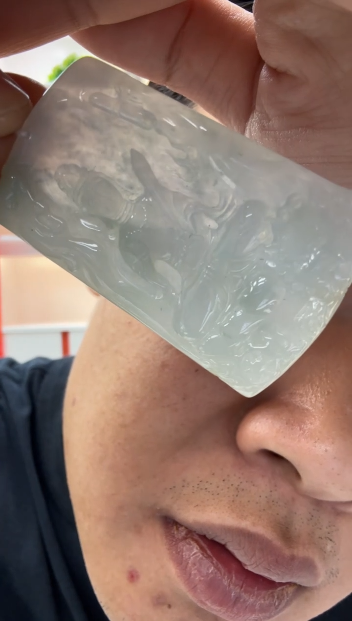 【闪购商品】翡翠颈饰未镶嵌天然翡翠A货孤品一件