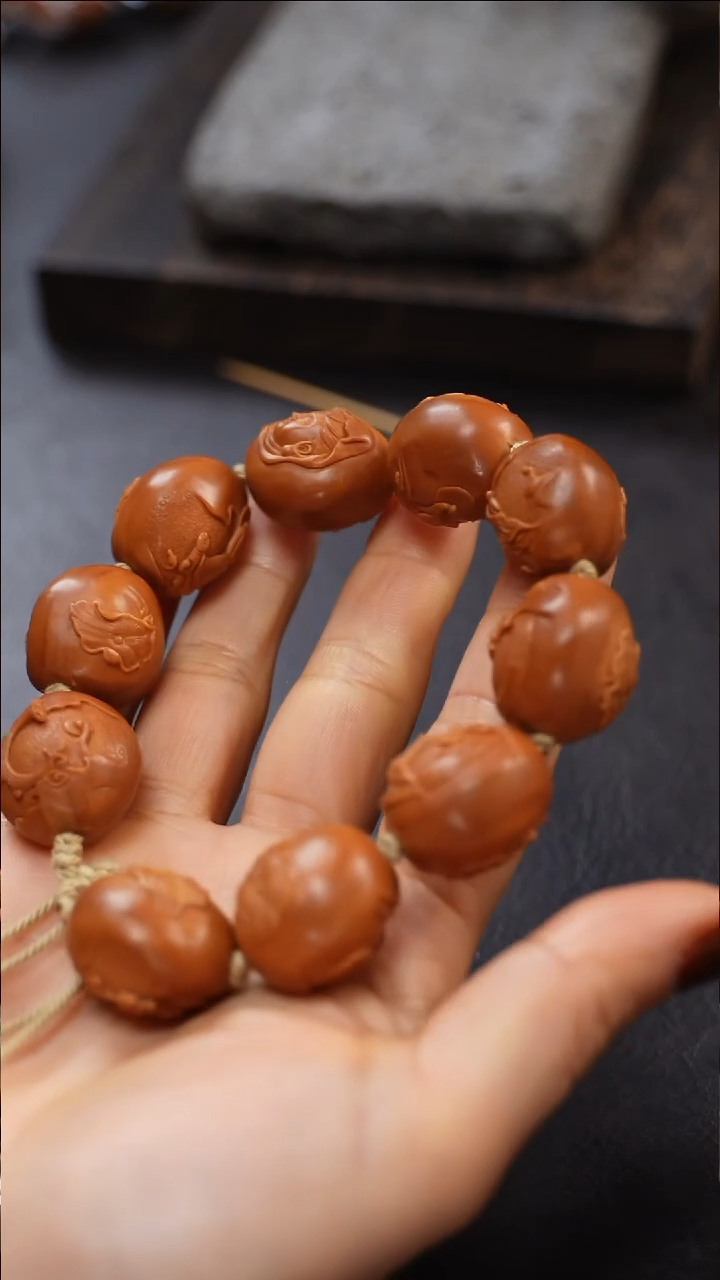 手串/手链橄榄核九林核雕文玩作品