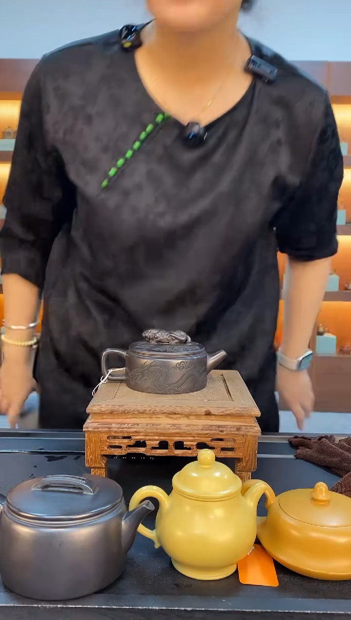 茶壶紫砂虎虎生威大口汉瓦 石黄 蒋静明