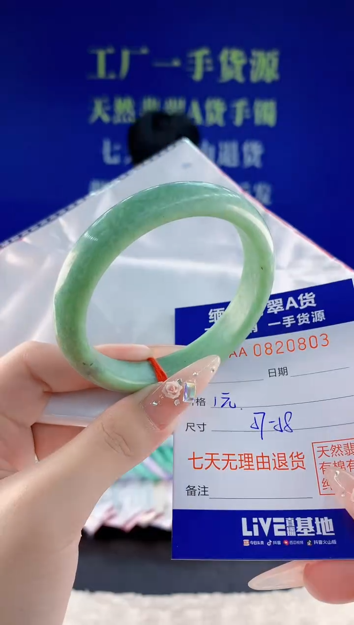 未镶嵌手镯翡翠03天然翡翠A货