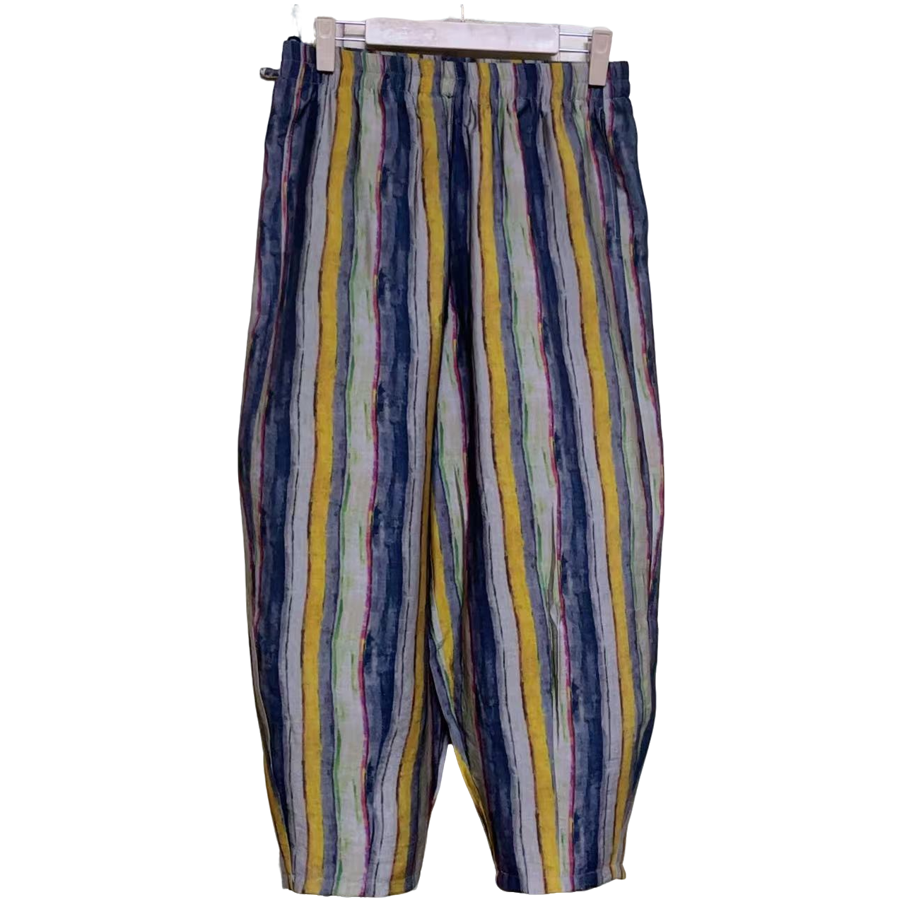 25156宽松薄款夏款速干直筒条纹裤休闲裤-599时尚夏季哈伦裤