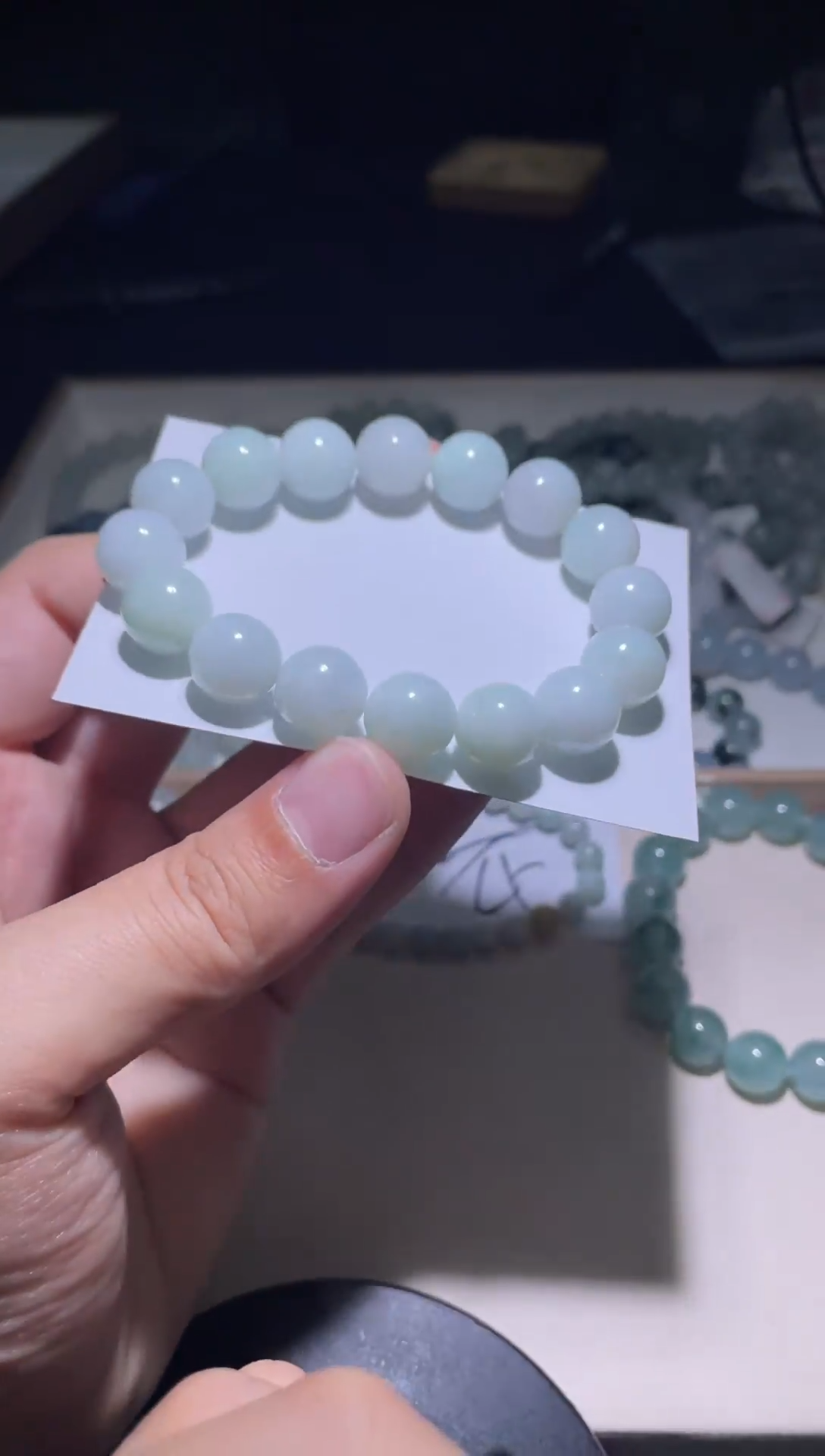 未镶嵌定制翡翠翡翠手串