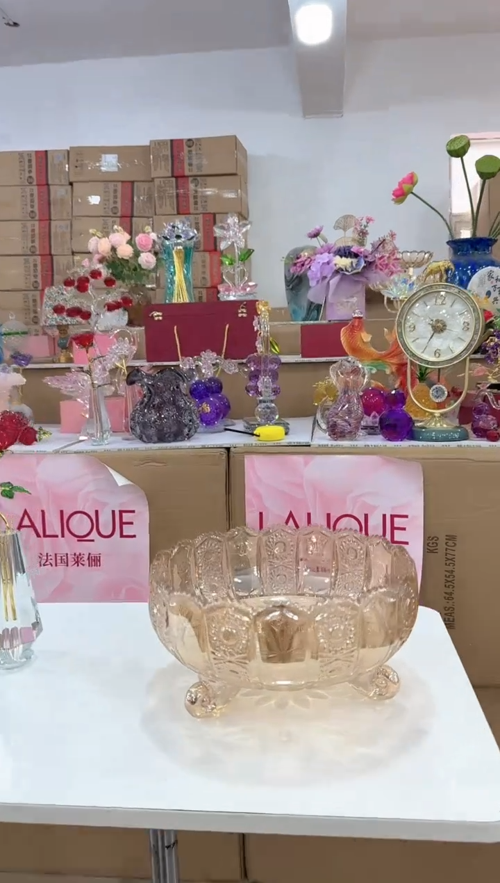【闪购商品】无铅玻璃美全花器-x-早33