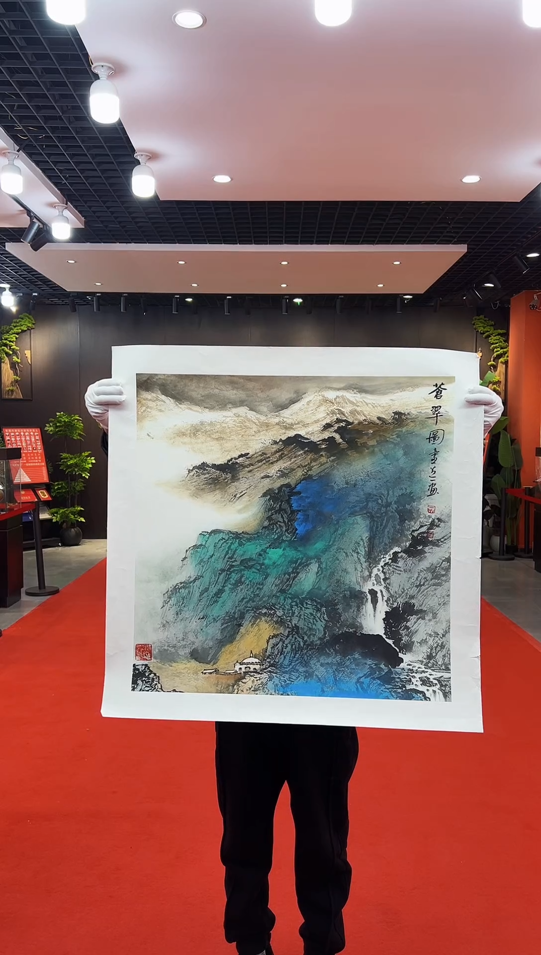 【闪购商品】国画道一老师亲笔绘画作品A34