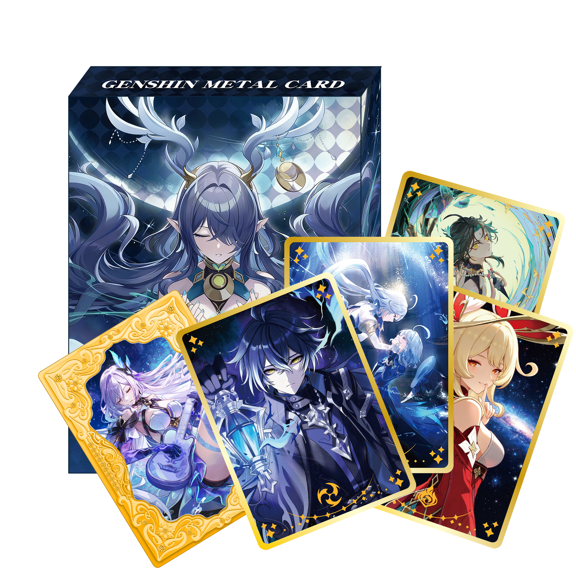 【玩法一发入魂】米卡 空月之歌 原神金属卡（默认代拆，不退不换）