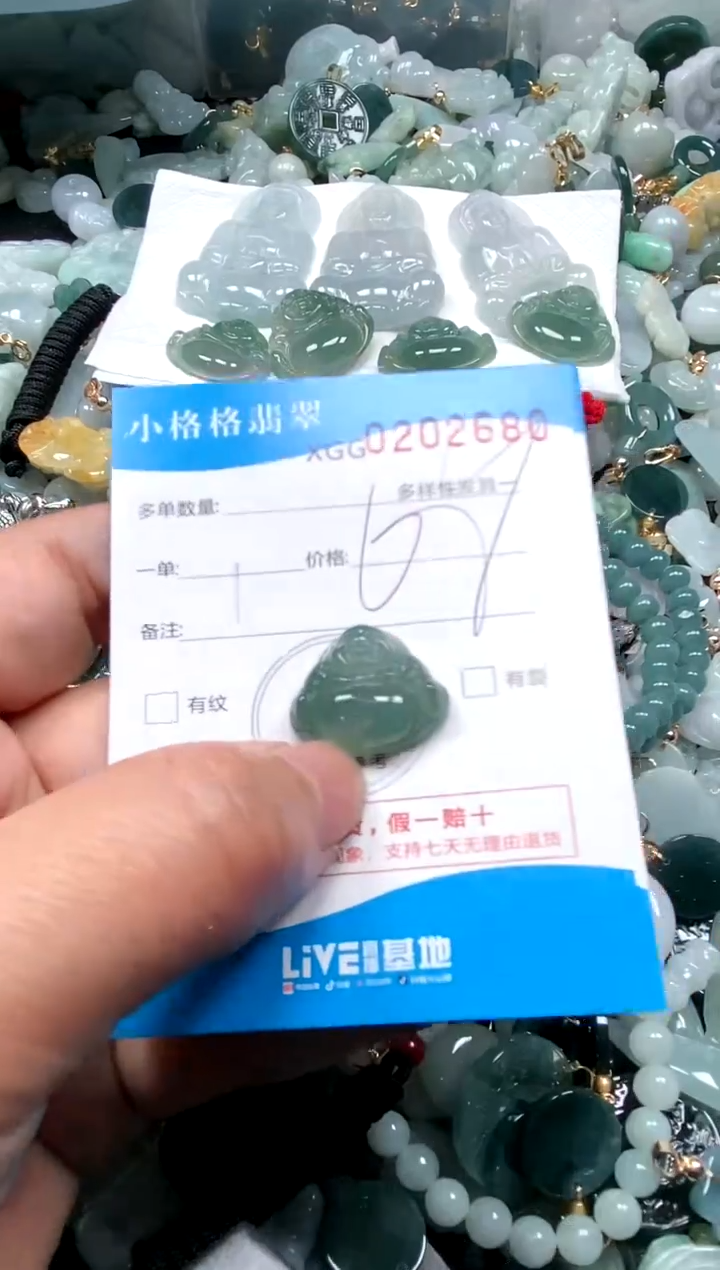 【闪购商品】翡翠颈饰未镶嵌闪购商品0202680