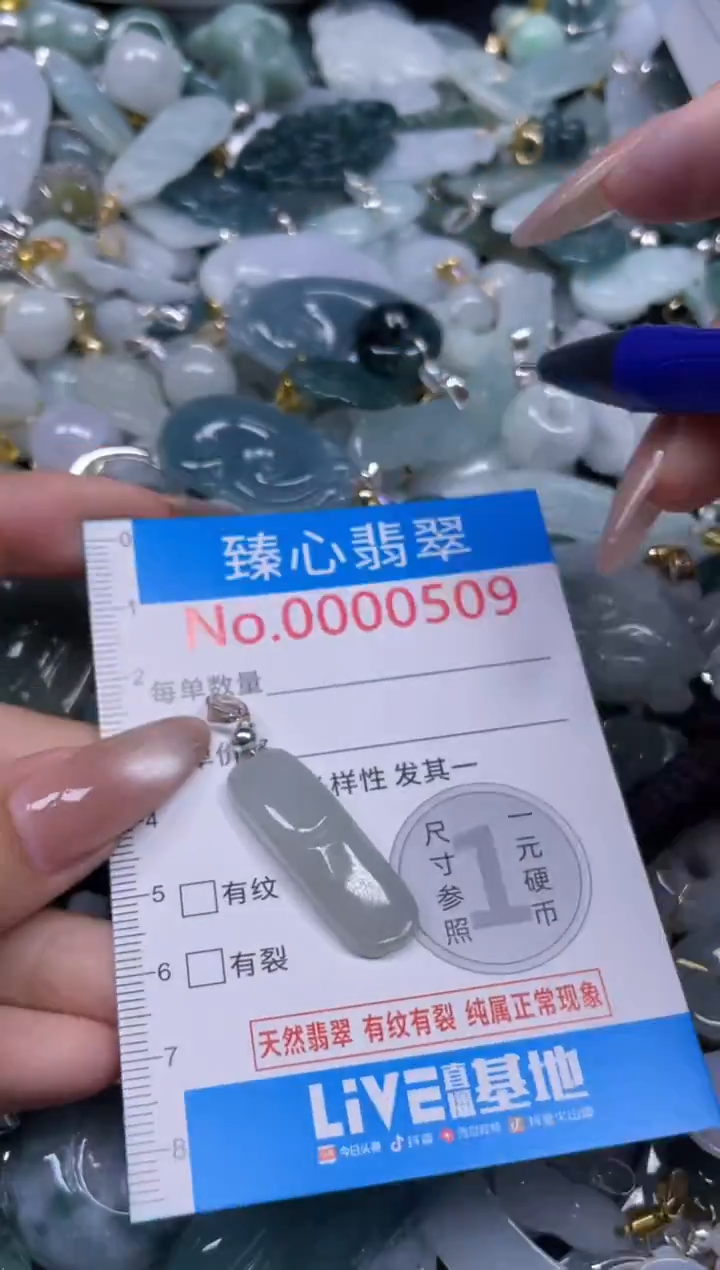 颈饰未镶嵌翡翠510