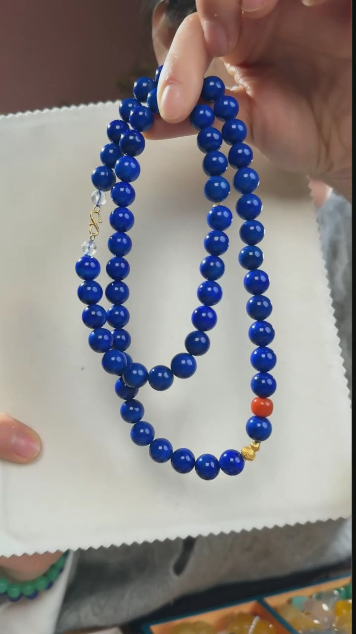【闪购商品】青金石项链未镶嵌天然青金石项链