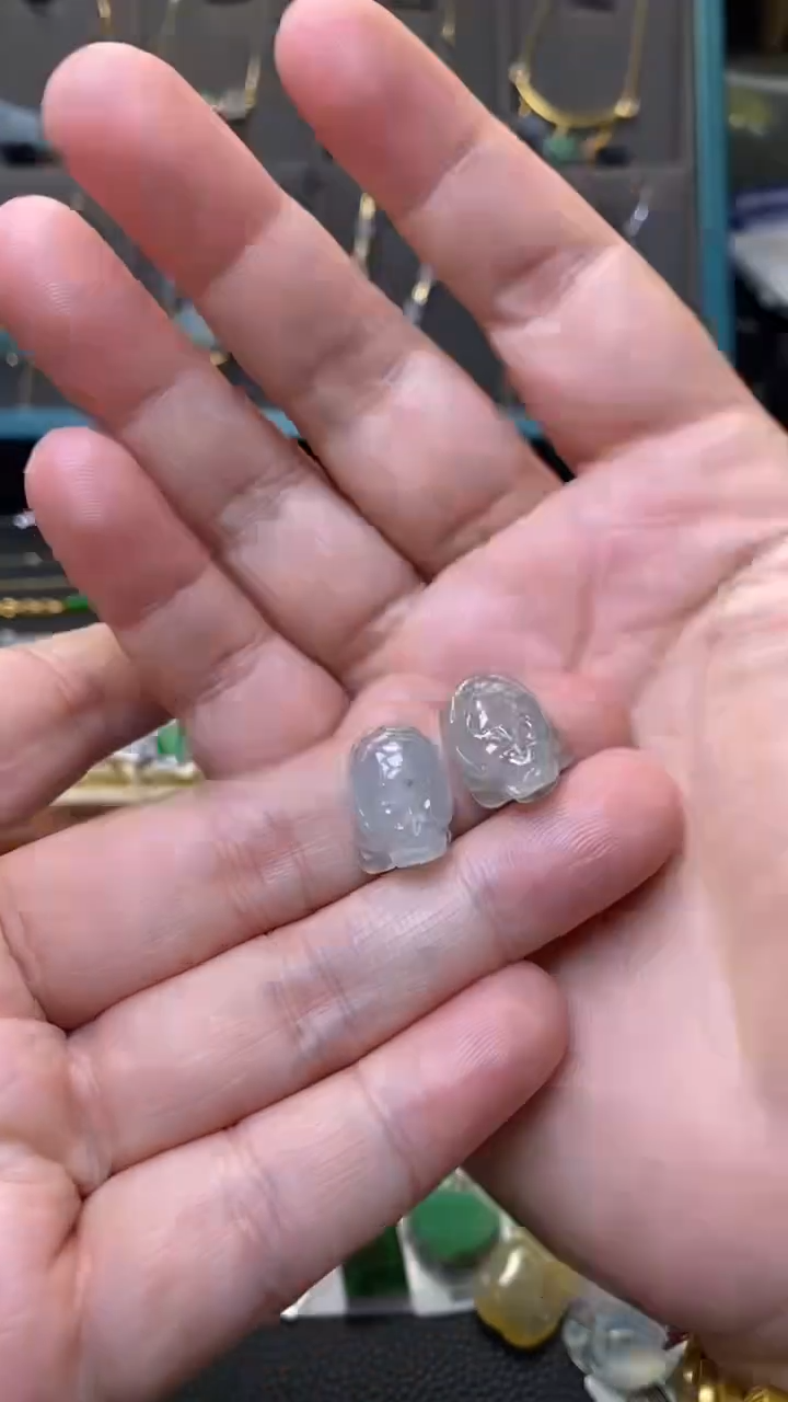 颈饰未镶嵌翡翠净货33908