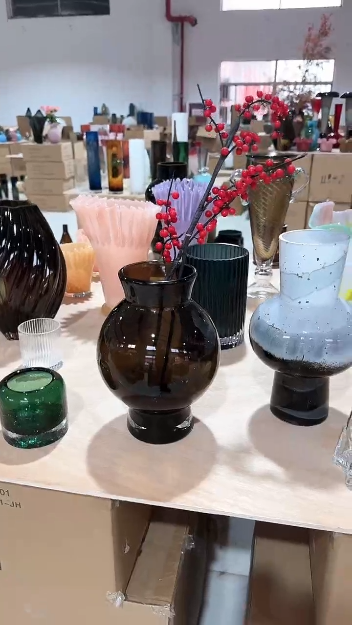 【闪购商品】玻璃咖色大肚