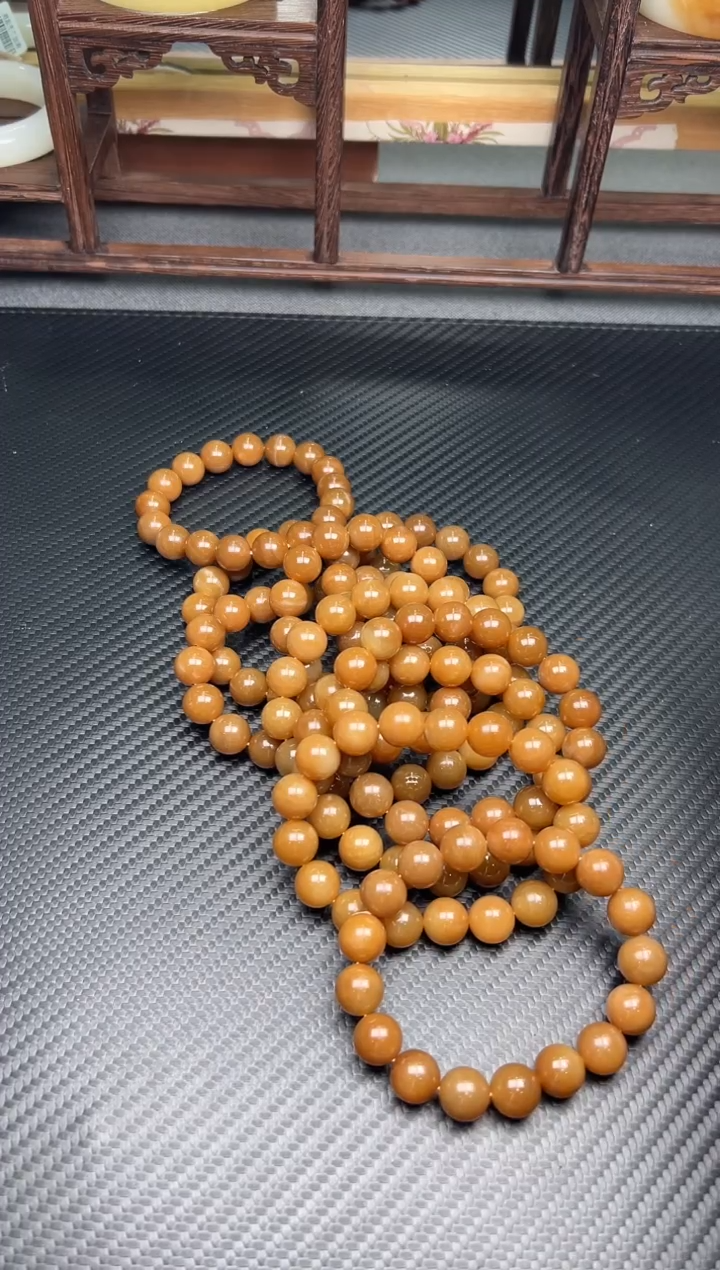 未镶嵌手串和田玉若羌微色差卡12多样性发货拍一发一m