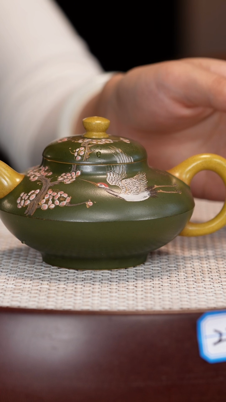 茶壶紫砂【彭全中】绿泥合欢