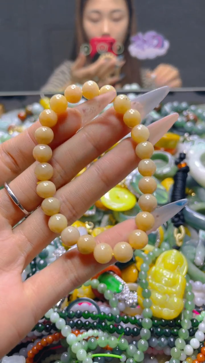 颈饰未镶嵌翡翠7MM