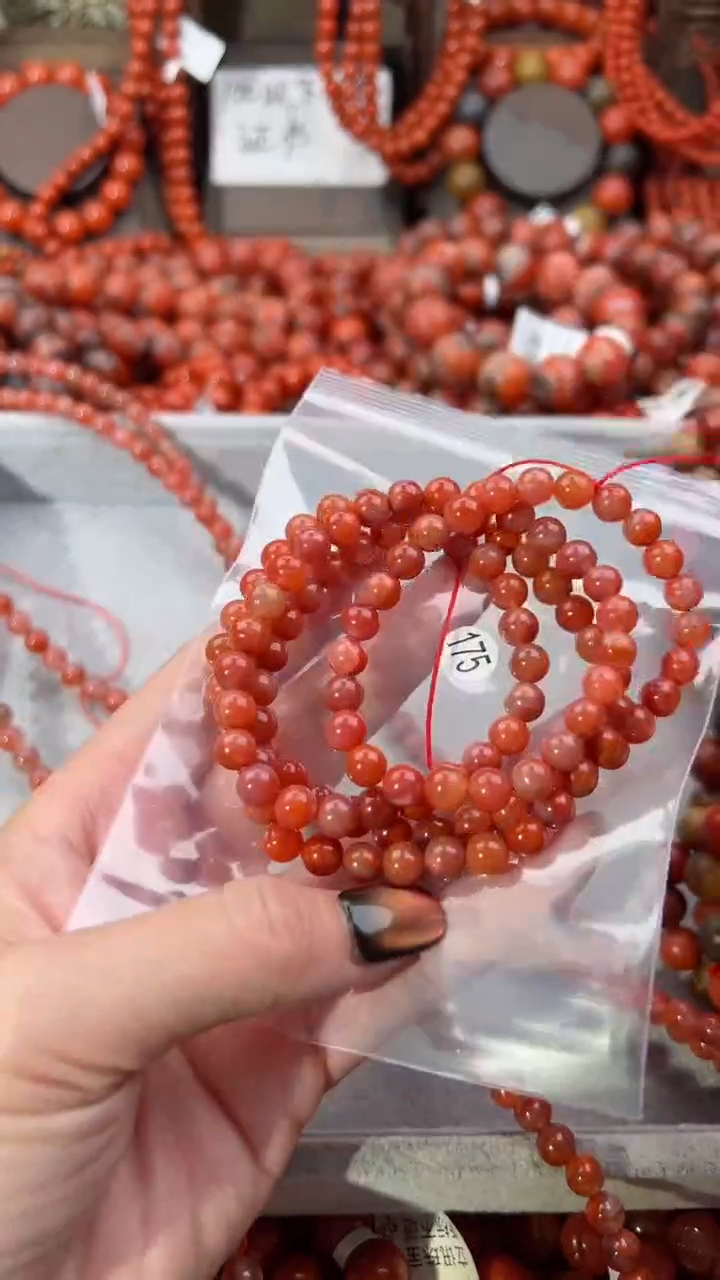 【闪购商品】南红玛瑙手串未镶嵌6+