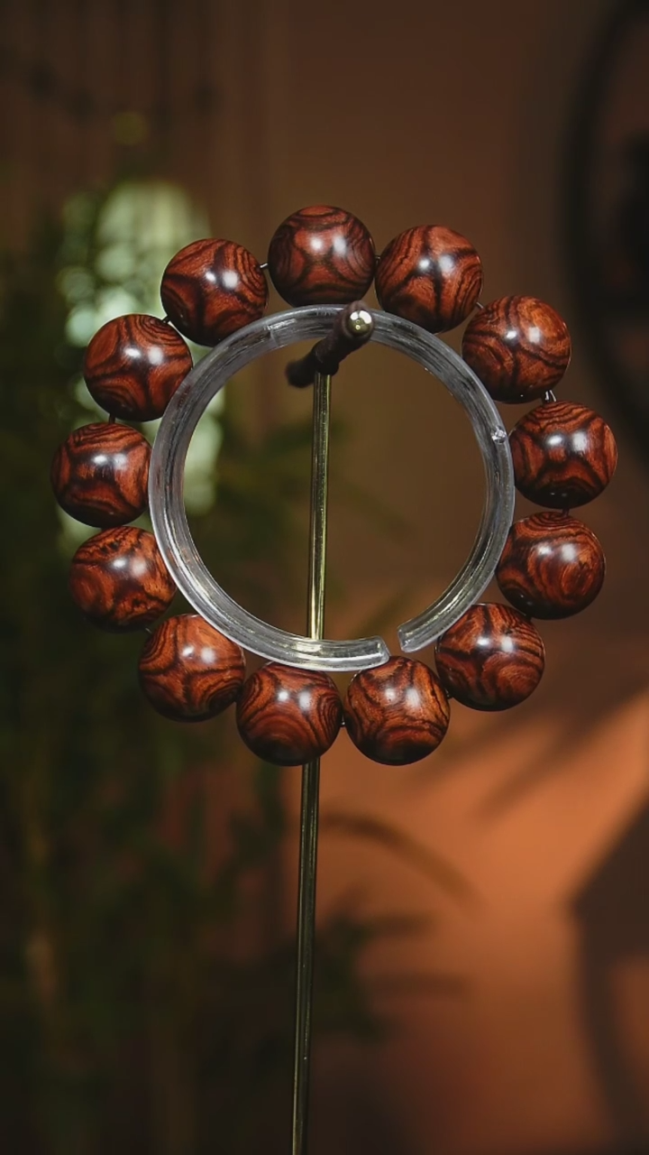 【闪购商品】黄花梨/降香黄檀手串/手链海南黄花梨1.8cm