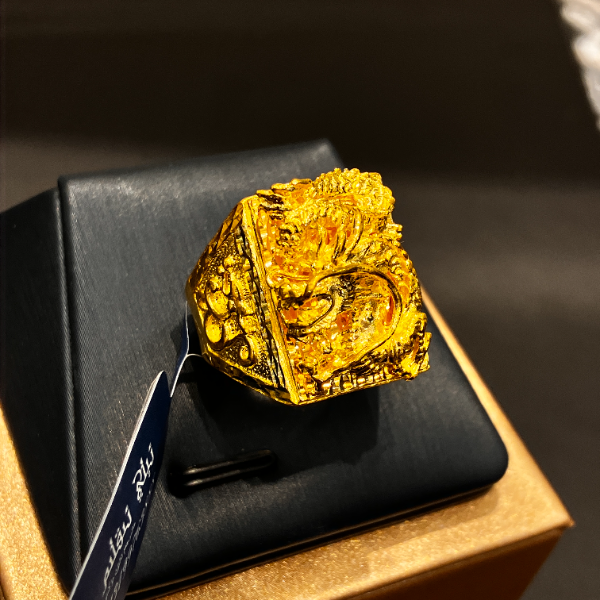 【1号货】放心黄金店 足金999戒指19.87克 (货号45）