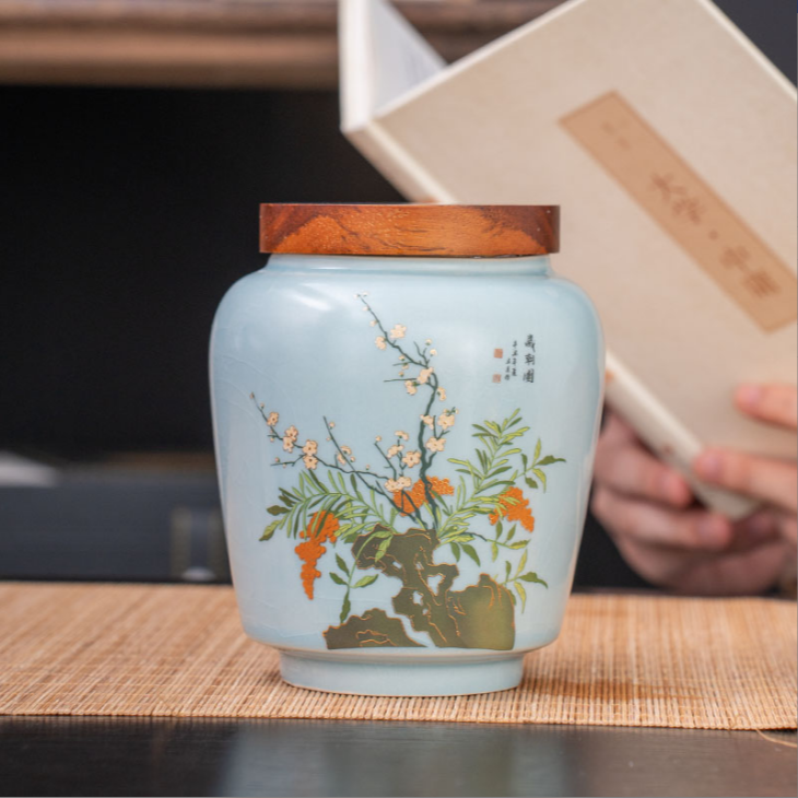 G1083-岁朝图茶叶罐