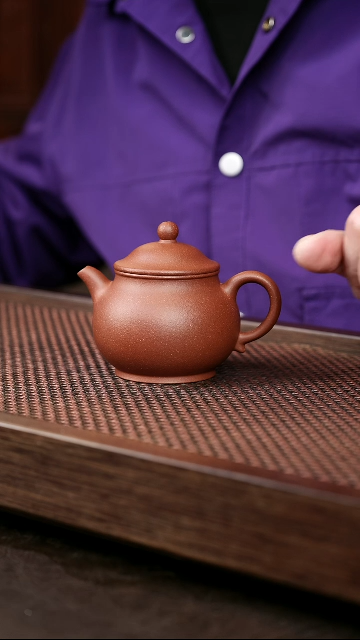 茶壶紫砂红降潘壶
