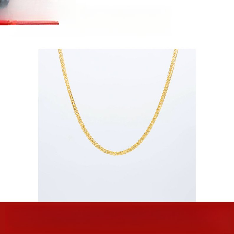 x03060 肖邦链加圈18k金百搭时尚45厘米