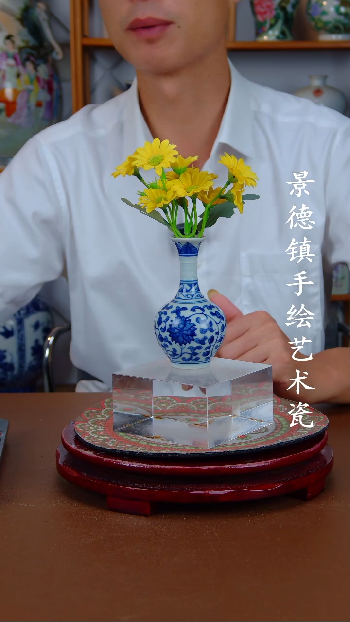 现代景德镇手工手绘陶瓷摆件4