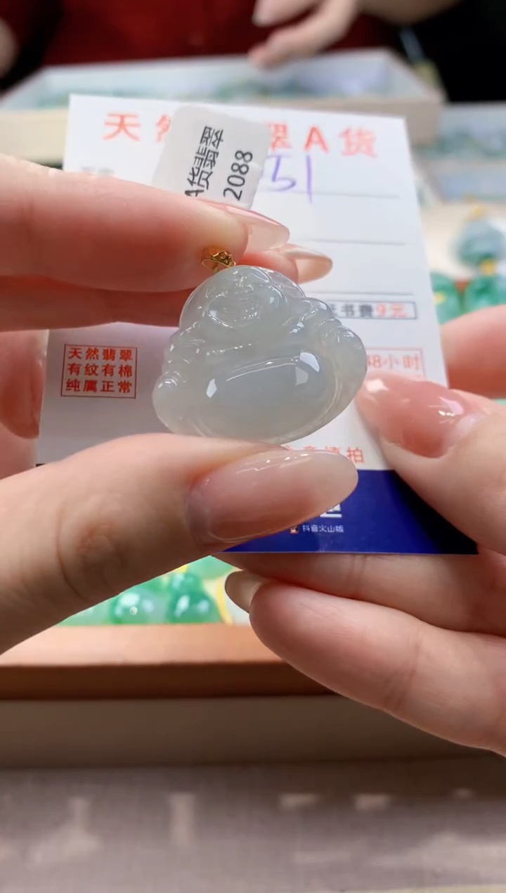 颈饰未镶嵌翡翠天然缅甸a货翡翠