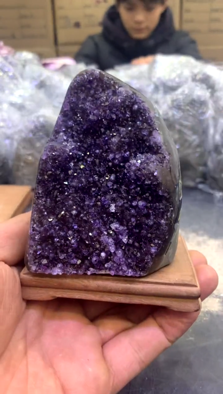 【闪购商品】水晶摆件未镶嵌天然紫水晶摆件293