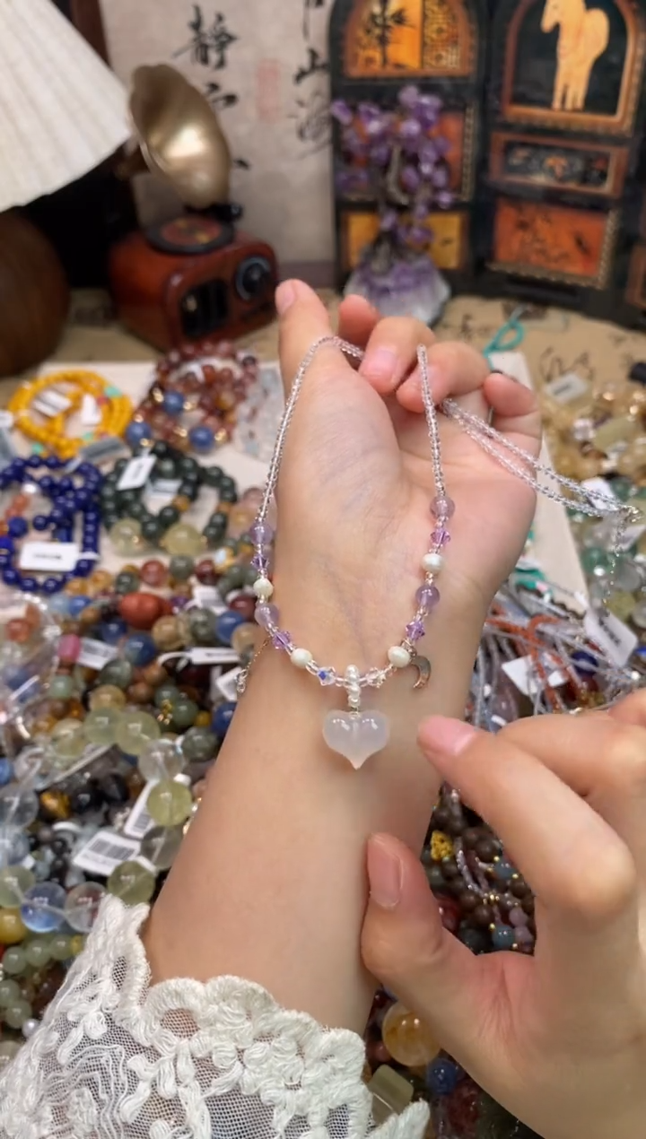 颈饰银S925镶嵌水晶274