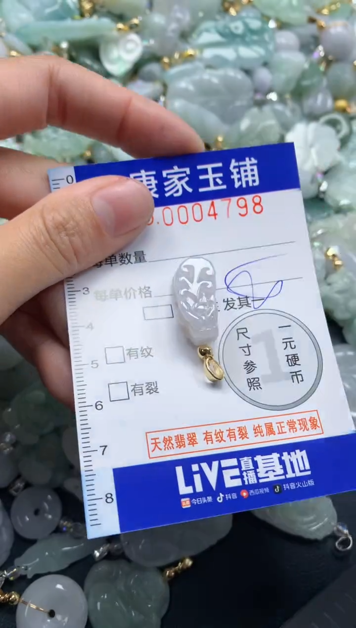 颈饰未镶嵌翡翠4798
