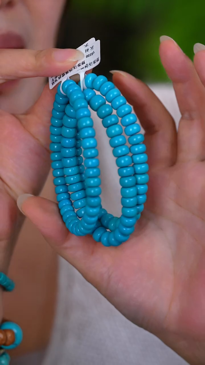 未镶嵌绿松石珠宝奇石手串08多样性发一