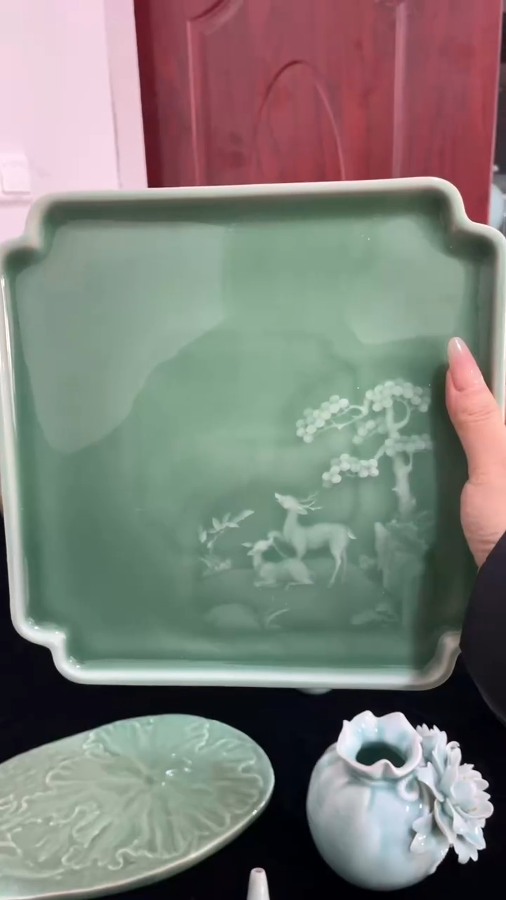 【闪购商品】特价 微瑕 慧仙青瓷