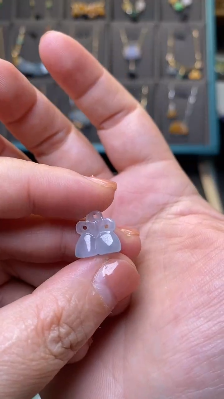 颈饰未镶嵌翡翠净货36399