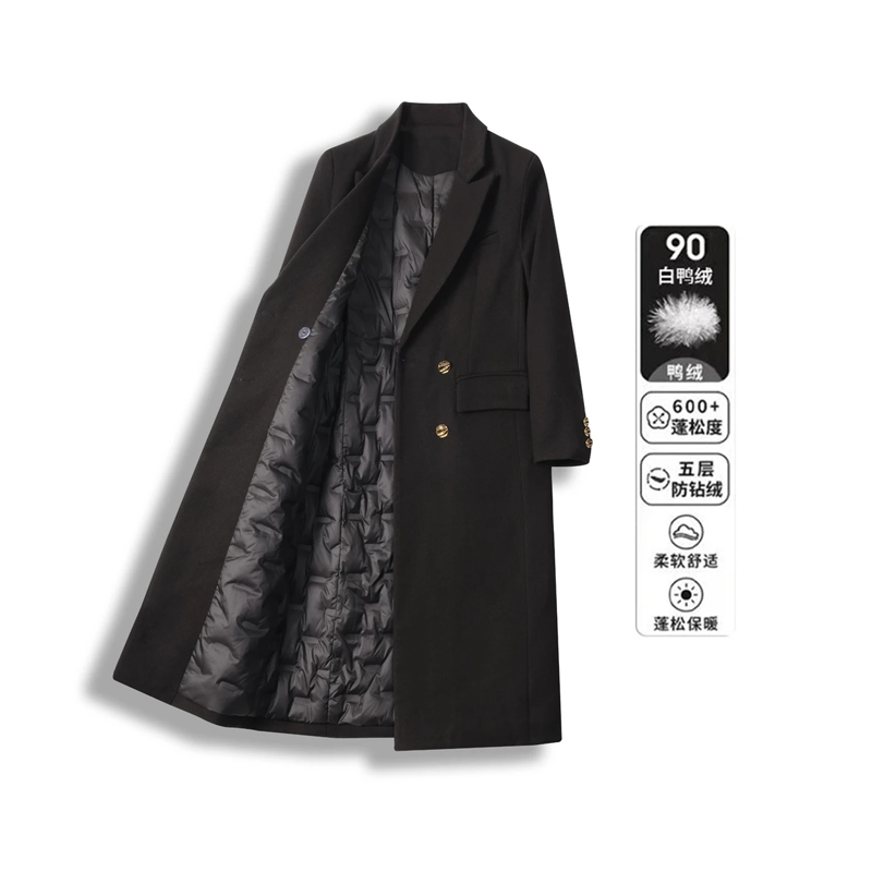 2025冬款羽绒服西装外套女韩系显瘦西服气质百搭上衣5514