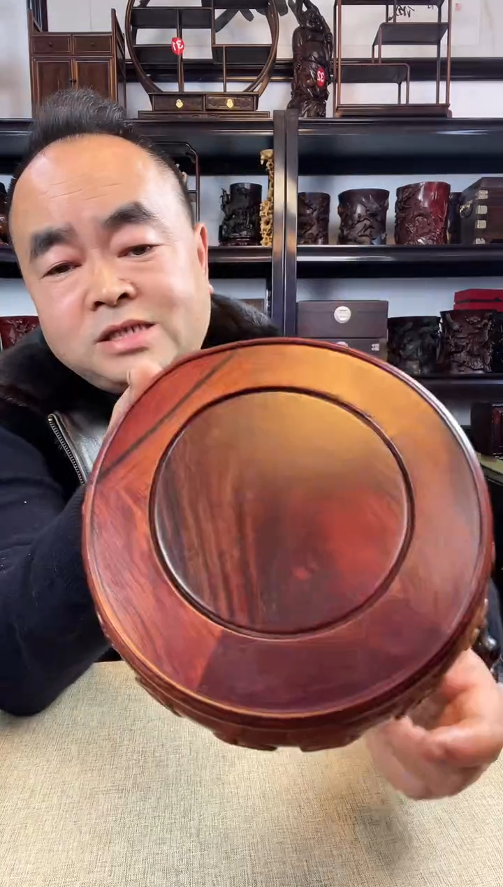 木老李红木工艺品510瑕疵