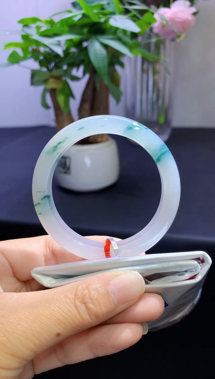 未镶嵌手镯翡翠翡翠手镯圈口52-t168