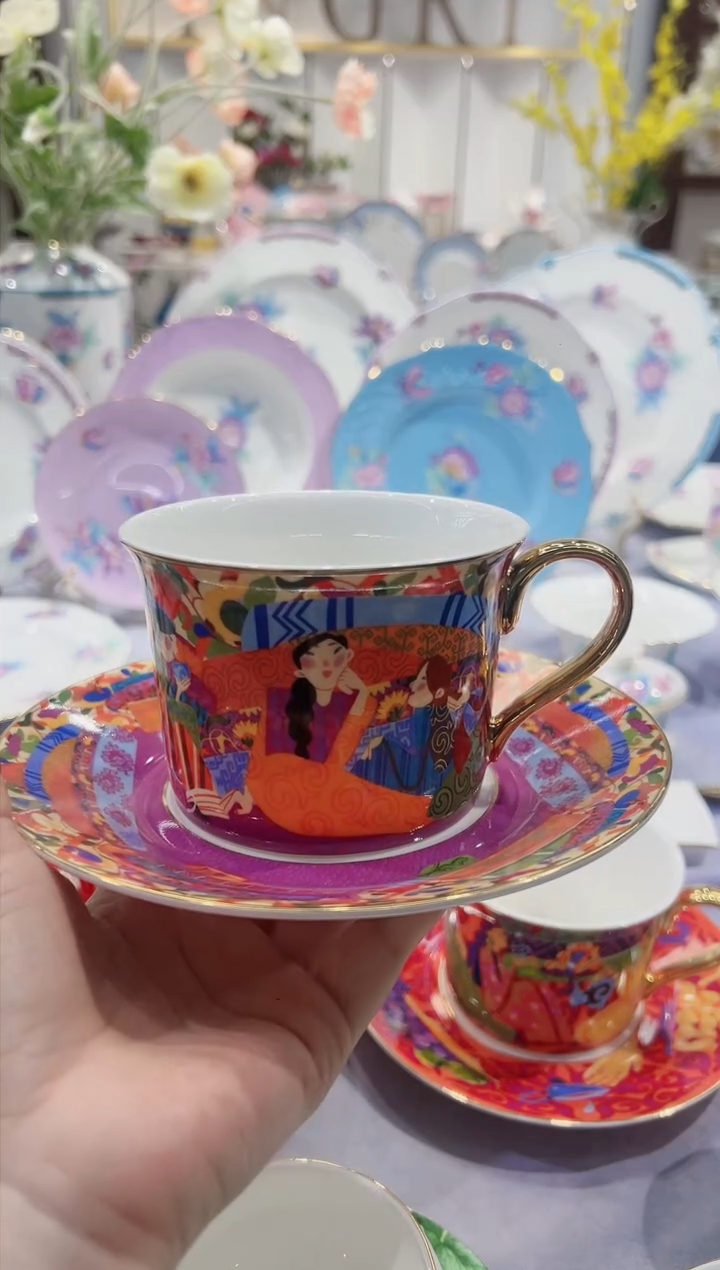 【闪购商品】骨瓷杯碟