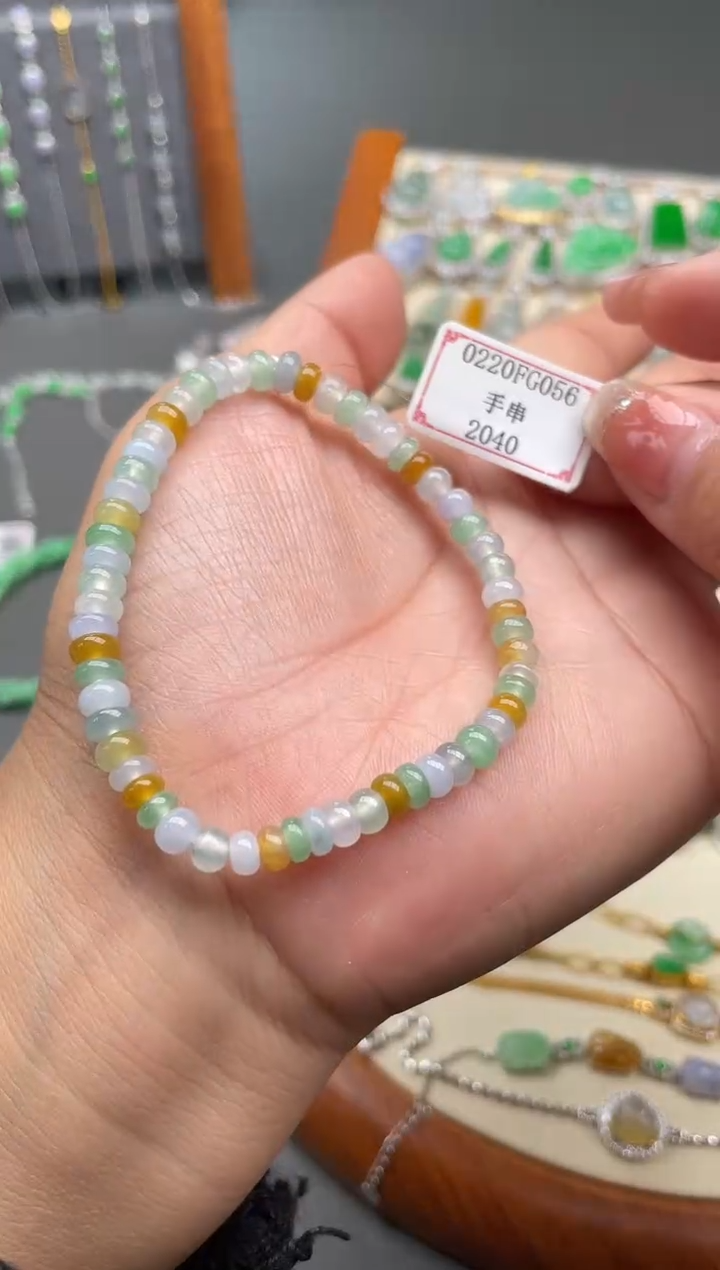 【闪购商品】翡翠手串未镶嵌0220FG056