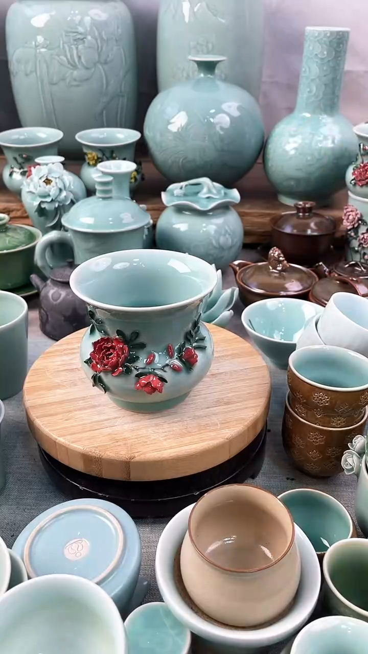 【闪购商品】特价 微瑕 慧仙青瓷