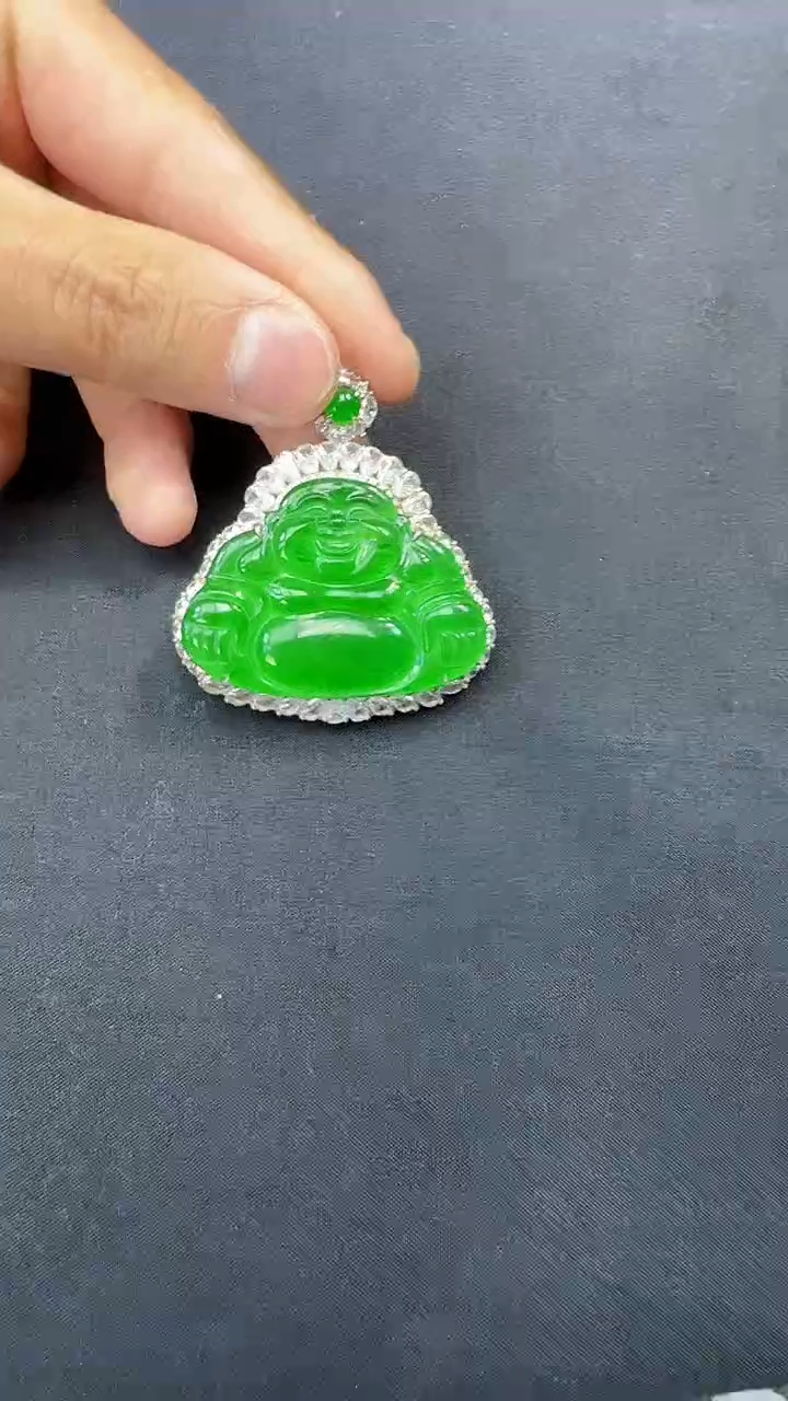 【闪购商品】定制翡翠未镶嵌佛公1