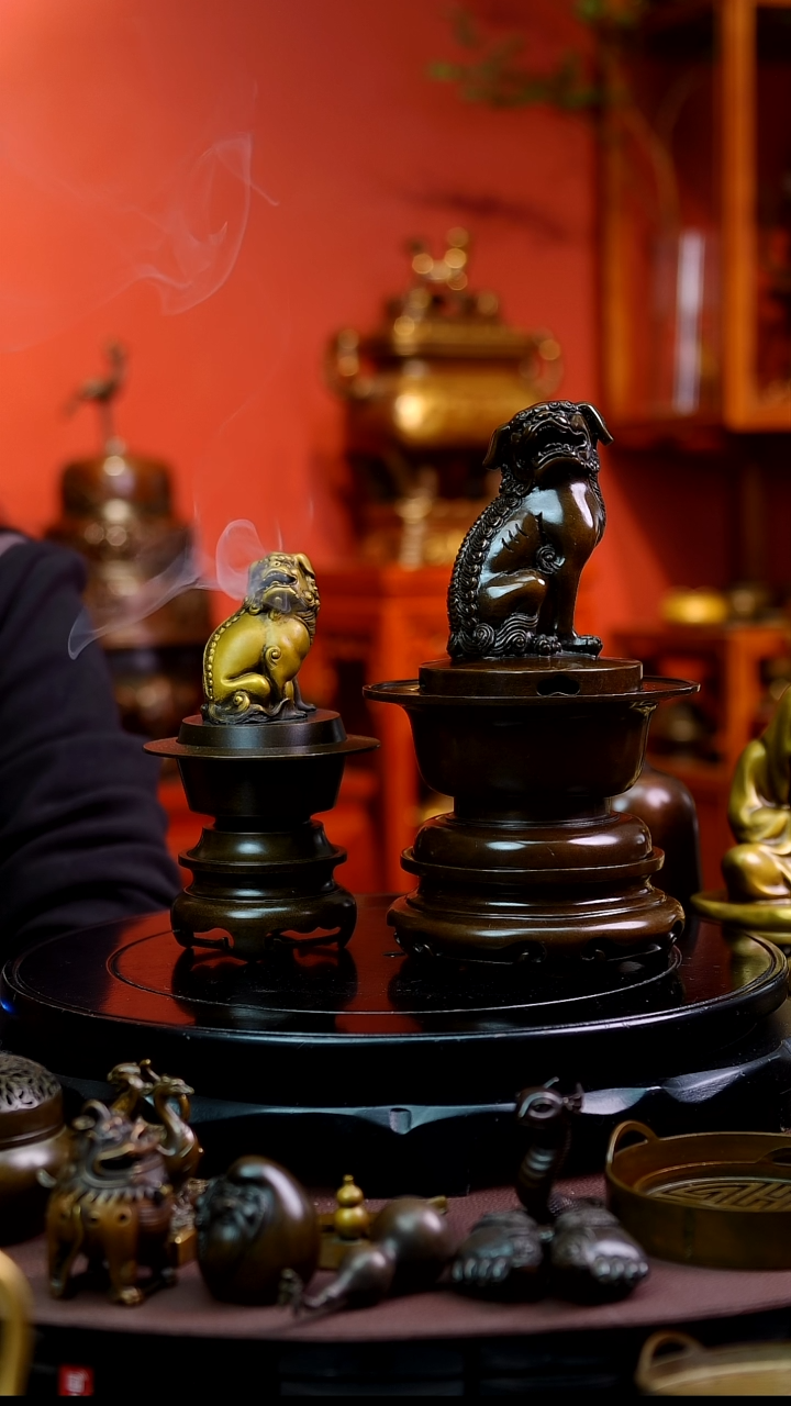 【闪购商品】狮运熏香炉          买大送小