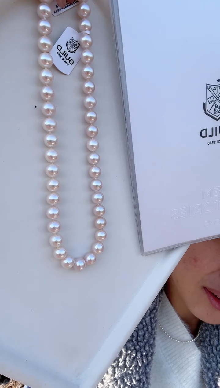 【闪购商品】淡水珍珠颈饰未镶嵌10-11mm曼塔玫瑰五星吉尔德极光