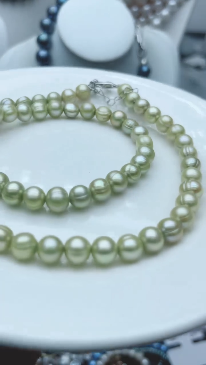 【闪购商品】淡水珍珠颈饰钛钢1